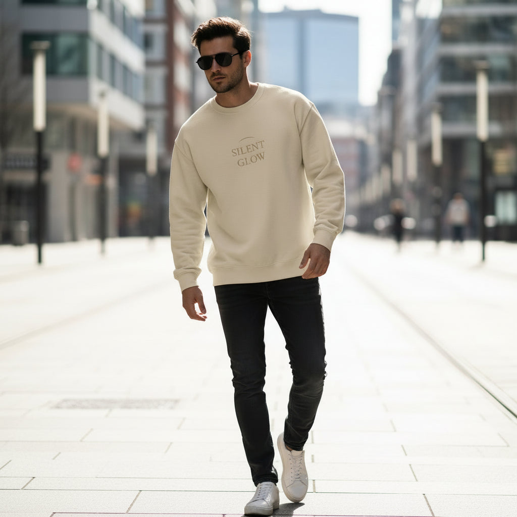 🌌 Silent Glow – Unisex Premium Sweatshirt | Arolia
