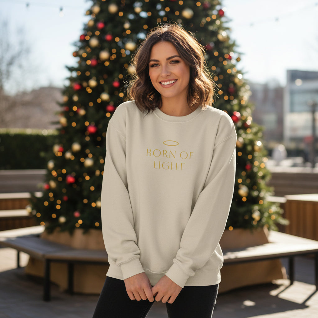 ☀️ Born of Light – Unisex Premium Sweatshirt | Arolia